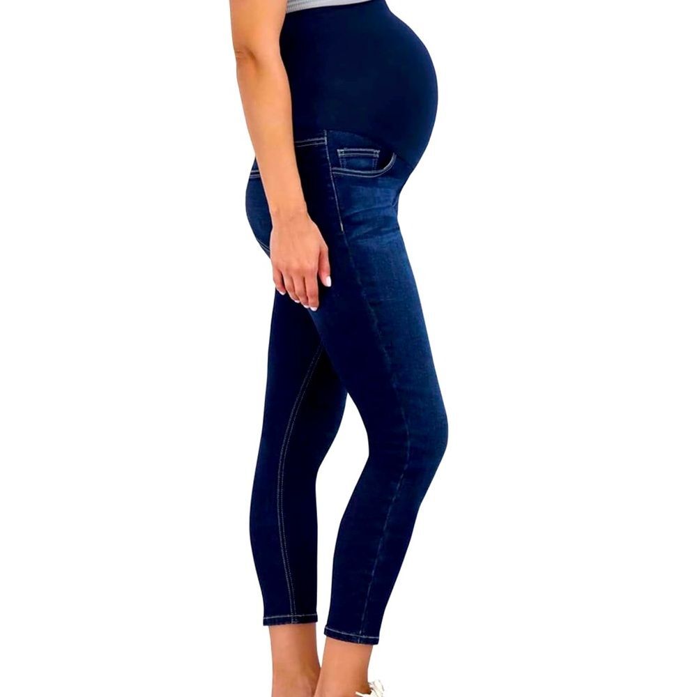 Maternity Over the Belly Denim Jeans Size large
